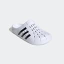 adidas Mixte Adilette Clogs, Cloud White/Core Black/Cloud White, 37 EU - 6