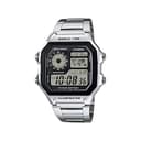 Casio - AE-1200WHD-1A - Sports - Montre Homme - Quartz Digital - Cadran LCD - Bracelet Acier Gris - 1