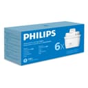 Philips Water Replacement Filter Cartridges Taste+, 6-Pack, Reduces MICROPLASTICS, Chlorine, LIMESCALE, Heavy Metals, Packaging May Vary, Compatible with Brita* - 1