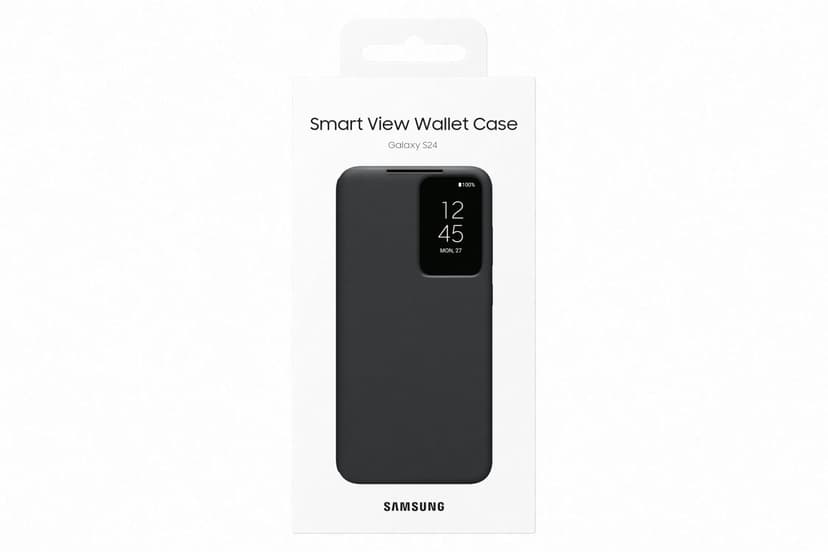Etui Smart View avec Porte Carte pour Samsung Galaxy S24 Noir - 6