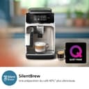Philips Expresso broyeur Série 2300-4 Boissons, Écran tactile coloré, Carafe LatteGo, 40% plus silencieux grâce à SilentBrew, Broyeur 100% Céramique, Machine à café à grain Blanc Chromé (EP2333/40) - 6