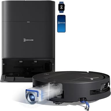 ECOVACS DEEBOT T80 OMNI Robot Vacuum Cleaner, 18,000 Pa, …