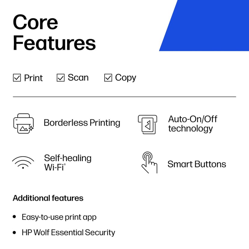 HP Smart Tank 5105 All in One Printer | Perfect for Home | Colour | Wireless | Print, Scan, Copy | Refillable, Includes up to 3 Years of Ink | Smart Buttons | Easy Setup | Reliable Wi-Fi - 6