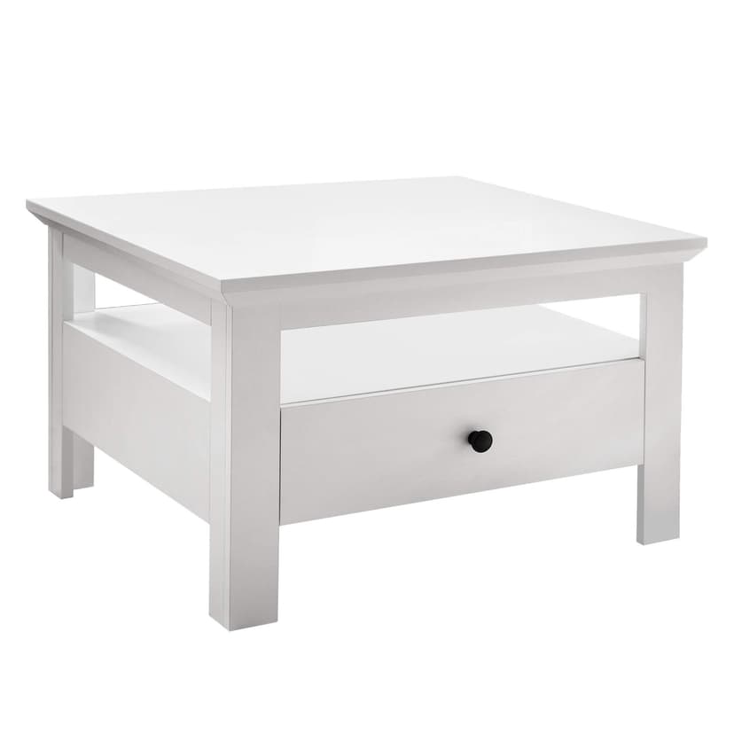 trendteam smart living - 110014801 Coffee Table Living Room Table Universal Dimensions (W x H x D) 70 x 46 x 70 cm White - 1