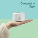 Bebeconfort Chauffe-biberon digital nomade, Chauffe-biberon portable pour bébé, Compact L6,5 x l6,5 x h8 cm, Poids léger (280 g), Écran digital, Batterie durable, Contrôle de la température - 3