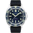Spinnaker pour Homme 42 mm Hull Diver Automatique 3 Aiguilles Montre avec Bracelet Cuir Véritable ou Acier Inoxydable SP-5088, Vert, Sangle - 1