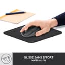 Logitech MX Vertical Ergonomic Mouse, Multi-Device, Bluetooth or 2.4GHz Wireless with USB Unifying Receiver, Mouse Pad - Studio Series, Computer Mouse Mat with Anti-slip Rubber Base, Easy Gliding - 3