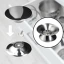 KADAX Lot de couvercles de casserole universels en verre avec poignée, résistants à la chaleur, différentes tailles, couvercle en verre pour casserole, poêle (20+24+26+28 cm, poignée argentée) K8380 - 5