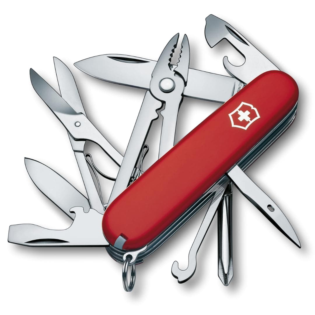 Victorinox Deluxe Tinker Swiss Army Pocket Knife, Medium,…