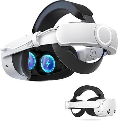 Maecker VR Sangle de tête de Batterie pour Quest 3S/Quest…
