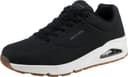 Skechers Men's Uno Stand on Air Sneaker, Dark Black Durabuck Trim, 8 UK - 1