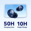 soundcore by Anker Space A40 Auto-Adjustable Active Noise Cancelling Wireless Earbuds, Reduce Noise by Up to 98%, 50H Playtime, Hi-Res Sound, Comfortable Fit, App Customization, Wireless Charge - 4