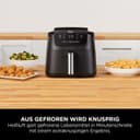 Ninja Luftfritteuse 4,7L 3in1 Luftfritteuse Fritteuse Heißluftfritteuse Heißluftfritteuse 1-2 Portionen Digital Tiefkühlfach Antihaft-Fritteuse Frittierkorb 2000W Schwarz AF110EU - 5