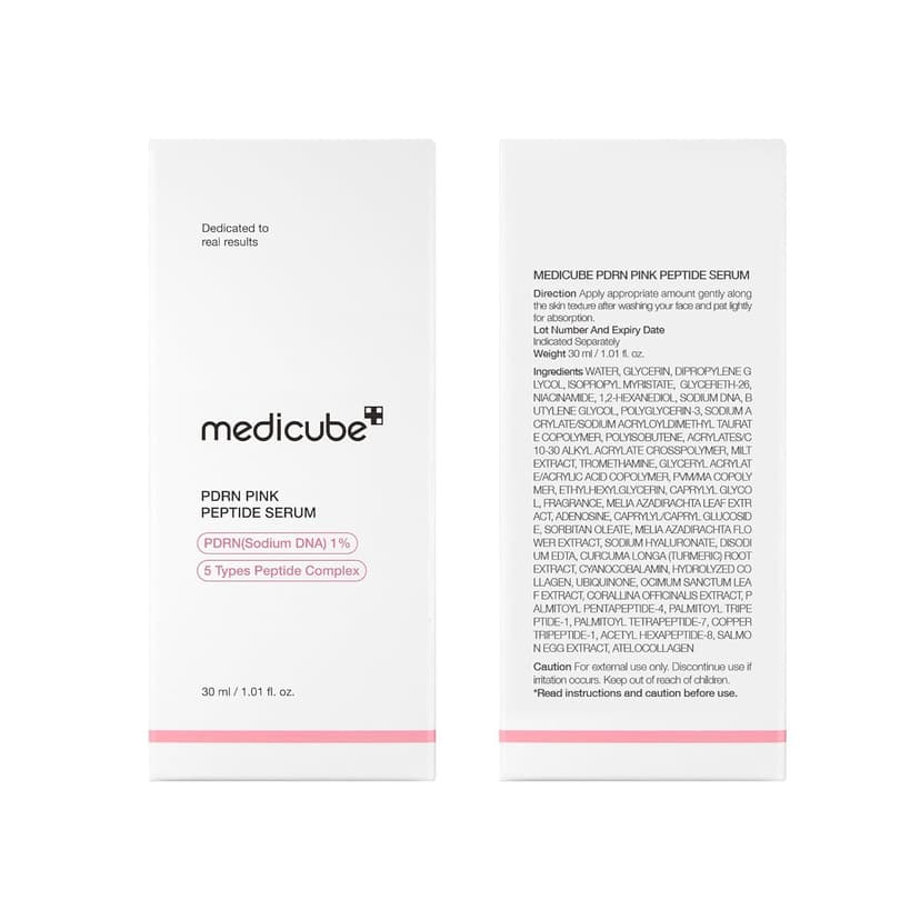 medicube Sérum Con Péptido Rosa Salmon Dna Pdrn, Sérum Pink Glow, Péptido, Niacinamida, Hidratante Y Reafirmante, 1,01 Fl.Oz. (1,01 Fl.Oz., Salmon Dna Pdrn) - 9