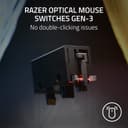 DeathAdder V3 Souris de gaming filaire ultra légère 59 g Capteur optique Focus Pro 30 K Commutateurs optiques rapides Gen-3 Hyperpolling 8 K Hz 6 boutons programmables Ergonomique Câble Speedflex Noir - 5