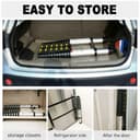 Échelle télescopique de 5 m avec 2 Crochets, antidérapante, 13 échelons, Portable, pour l'extérieur et l'intérieur, capacité de Charge de 150 kg - 8