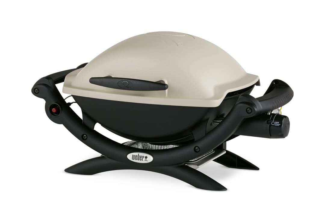 Weber Q1000 Gasgrill Titan für Gaskartuschen