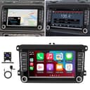 2+32G Android 13 Autoradio pour Skoda Fabia 2007-2014 avec sans Fil CarPlay Android Auto, 7 Pouces Radio Stéréo avec Navigation GPS Bluetooth Wi-FI FM RDS Caméra de recul Incluse - 2