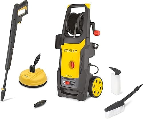 Stanley SXPW24BX Nettoyeur Haute Pression pour Surfaces Extérieures et Autos avec Nettoyeur de Surfaces et Brosse Fixe (2400 W, 170 Bar, 500 l/h)