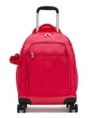 Kipling NEW ZEA Grand sac à dos à roulettes, True Pink (Rose) - 1