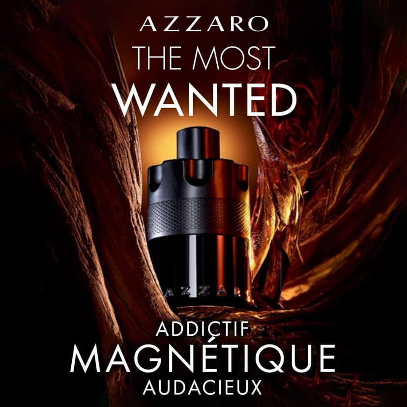 AZZARO The Most Wanted - Eau De Parfum Intense Homme - Fougère Ambré Boisé - Cardamome, Caramel Fondant & Bois Ambré - Tenue Longue Durée - Spray Vaporisateur - 3