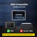 Gigastone Certifié NAS 1To NAS SSD Disque (Lot de 2) 24 h/24, 7 j/7 Durable TLC Endurance élevée Raid Synchro sécurisée des données Cache de Stockage en réseau 2,5 Pouces SATA Disque Dur ssd Interne - 5