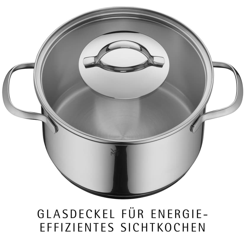 WMF Provence Plus Cromargan Pot Set, Silver, 5-Piece - 3