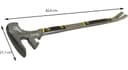 Stanley FatMax FuBar III 55-120 5-in-1 Demolition Tool, Sledge Hammer / Nail Remover / Jaws For Timber / Pry Bar - 8