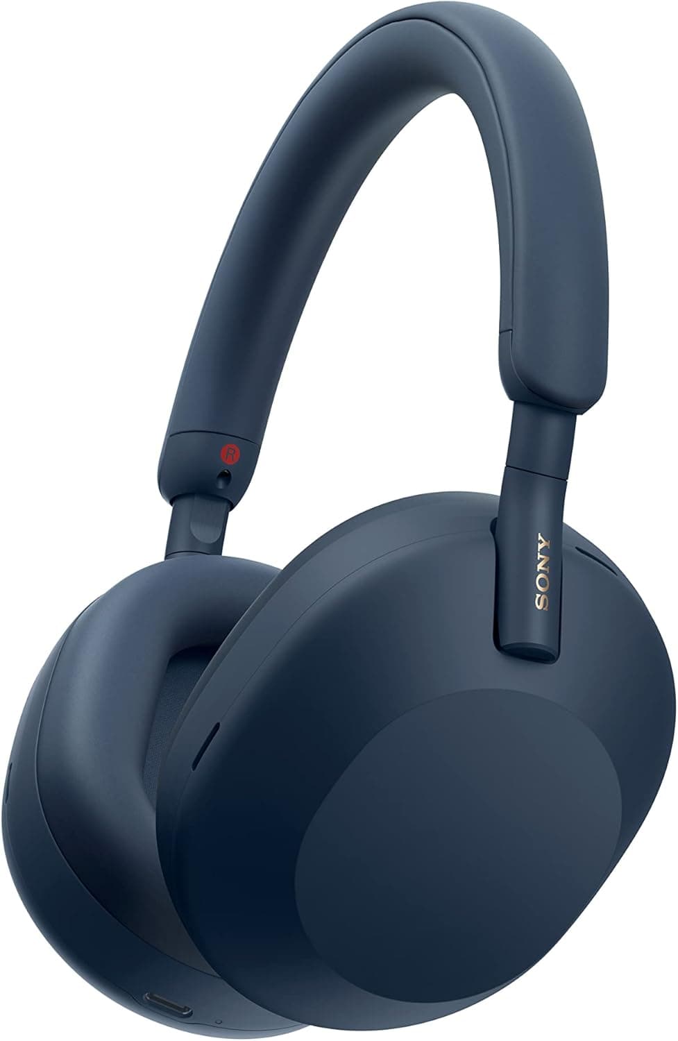 Sony WH-1000XM5 Hard Case Premium Noise Cancelling Wireless Over-Ear Headphones, Bluetooth, Clear Call Quality, Hi-Res Audio, Up to 30hr Battery Life, Includes Hard Case, iOS & Android - Midnight Blue