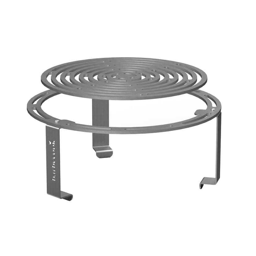 Barbecook Raised Grill 36 cm Dynamic Centre, Barbecue Accessories, 6 mm Thick Carbon Steel, Grey - 1