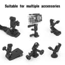 Ensemble de 2 bras d'extension réglables pour bras panoramiques, support de joints fixes pour caméra avec vis courte et longue pour GoPro Hero 10, 9, 8, 7, 6, 5 et autres caméras d'action - 2