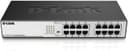 D-Link DGS-1016D 16-Port Green Ethernet Copper Gigabit Switch, Hub, Internet Splitter, Metal, Fanless, Plug and Play - UK Model, black DGS-1016D - 1