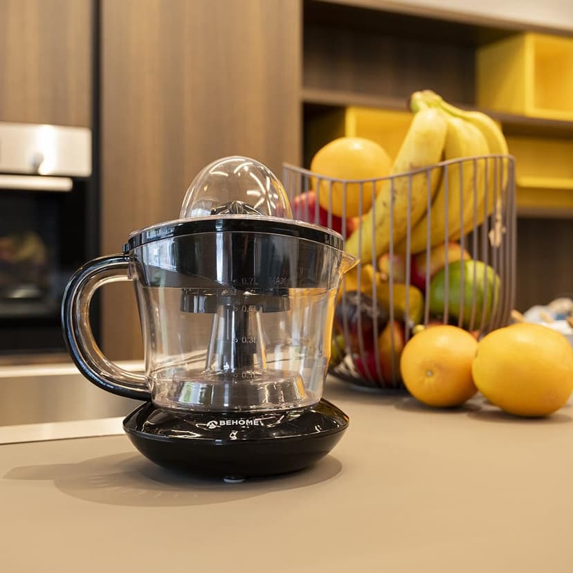 BEHOME JC700 Electric Juicer, Plastic, Black - 3