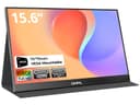 15.6 Inch Portable Display, USB-C Laptop Screen with VESA Compatibility, FHD IPS Secondary Display for Laptop MacBook PC, Ultra-Slim Travel Screen with Protective Cover - 1