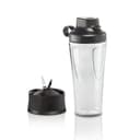 Bosch MMZBTK1B pour robot de cuisine OptiMUM et VitaPower Series 4 Blender à emporter en Tritan Transparent/noir - 1