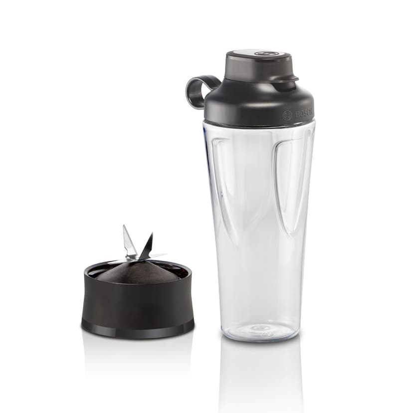 Bosch MMZBTK1B pour robot de cuisine OptiMUM et VitaPower Series 4 Blender à emporter en Tritan Transparent/noir - 1