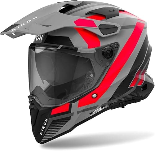 Airoh Commander 2 Mavick Motocross Helmet, black/grey/red, XS (53/54)