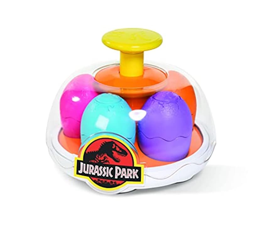 Toomies E73252 Tomy Spin & Hatch Dino Eggs, Dinosaur Children, Jurassic World, Educational Shape Sorter with Colours and Sound, Toy for Baby Boys & Girls Aged 1, 2 & 3 Years Old, Multicoloured - 2