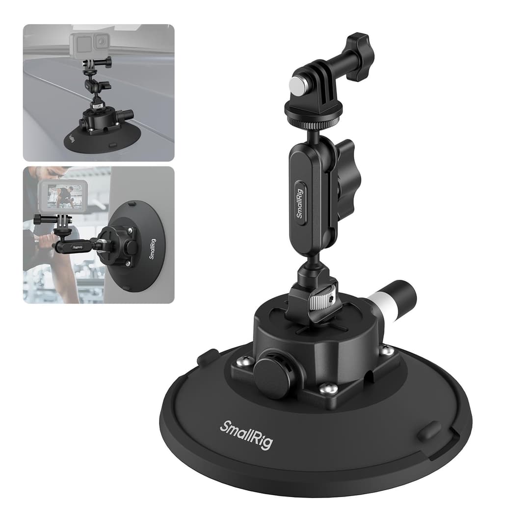 SMALLRIG 6" Suction Cup Mount with Ball Head Magic Arm, A…