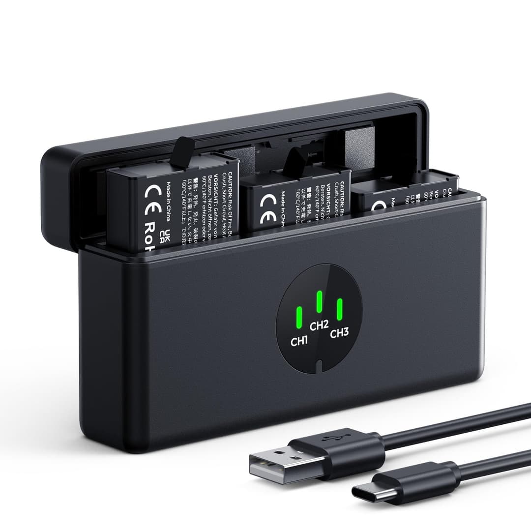 K&F CONCEPT OSMO 360 Batteries, Chargeur de Batterie OSMO…