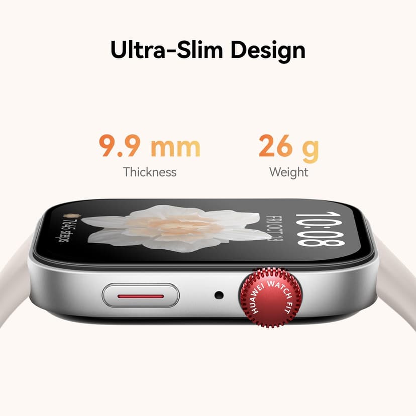 Huawei Watch FIT 3, écran AMOLED de 1,8", Design Ultra Fin, Appel Bluetooth, autonomie de 10 Jours, Compatible avec iOS et Android, Gestion complète de la santé et de la Remise en Forme, GPS, Vert - 3