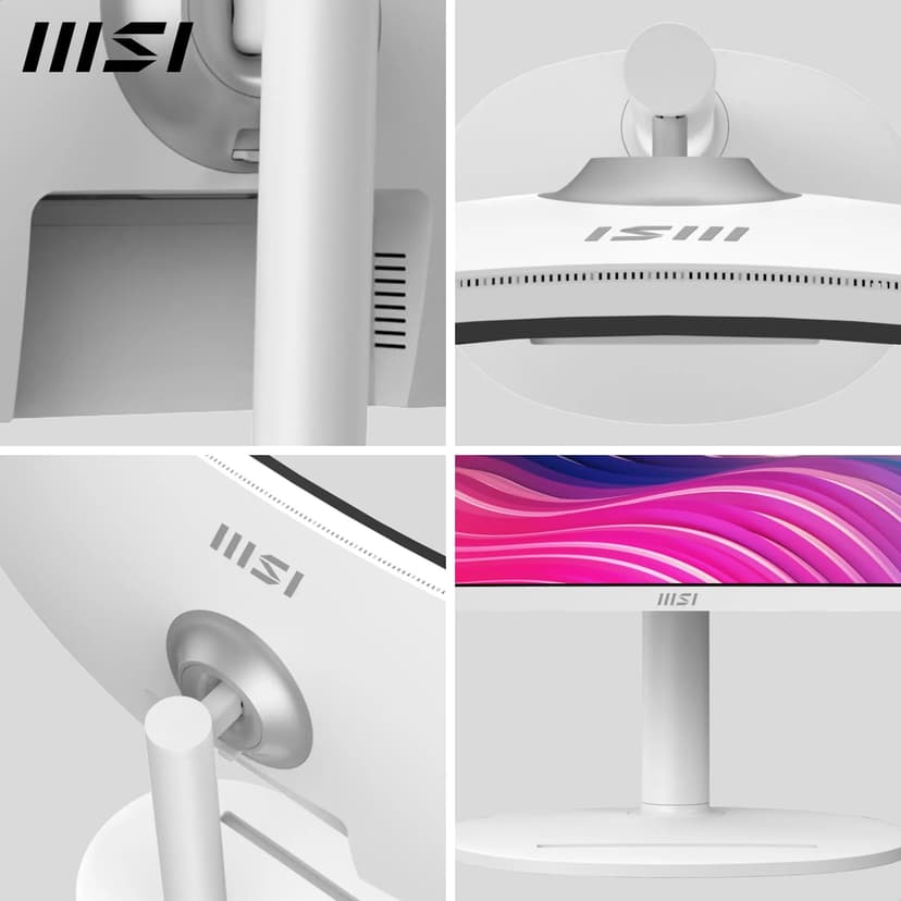 MSI Modern MD342CQPW 34" Curved Monitor UWQHD 1500R, 3440x1440 VA Panel, 21:9, KVM, Pip/PBP, 120Hz, 300 nits, Anti-Glare, Built-in Speakers, 3-Way Adjustable, HDMI 2.0b - 3