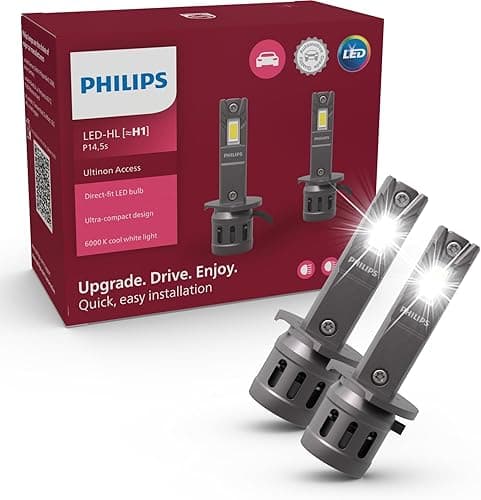 Philips Ultinon Access LED car headlight bulb (H1), ultra…
