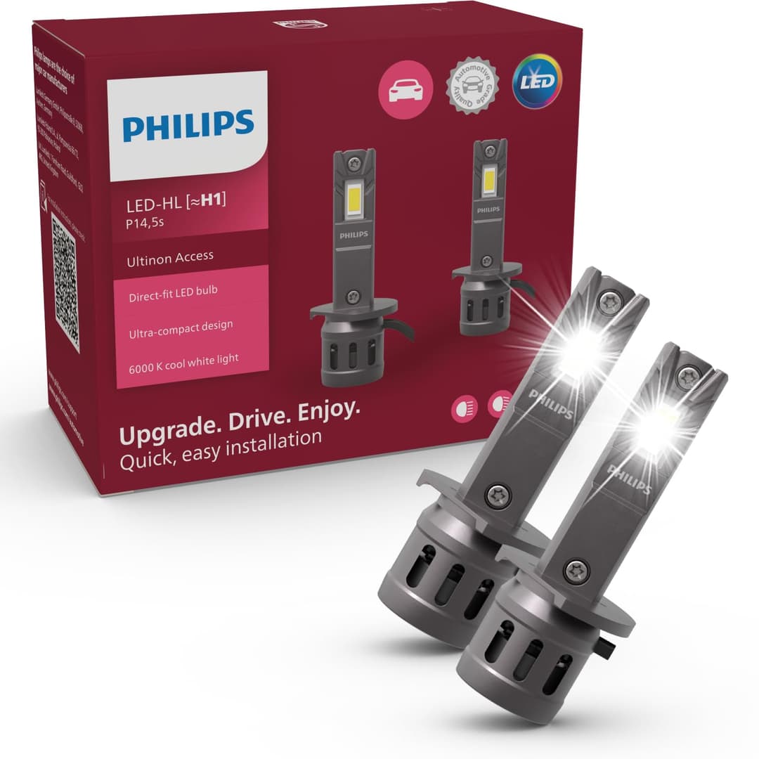 Philips Ultinon Access LED car headlight bulb (H1), ultra…