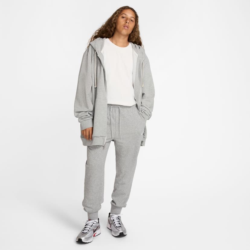 Nike Mens M Nk Club Ft Jogger Pants, Dk Grey Heather/Lt Smoke Grey/White, M EU - 5