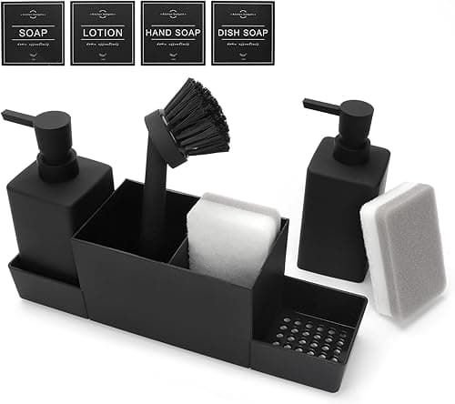 Kitchen Detergent Dispenser, Soaps and Detergent Dispense…