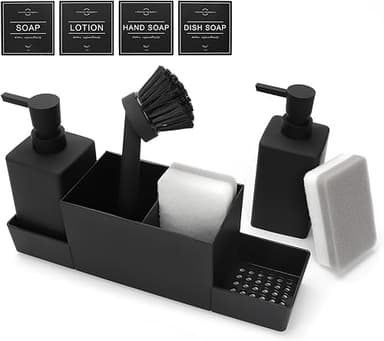 Kitchen Detergent Dispenser, Soaps and Detergent Dispense…