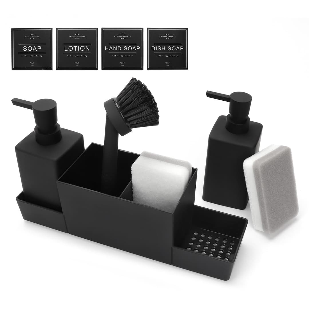 Kitchen Detergent Dispenser, Soaps and Detergent Dispense…