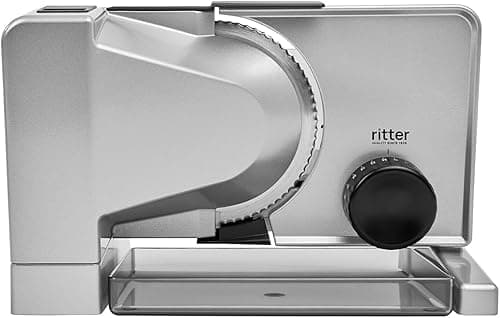 Ritter 553.045 Electric 130W Metal Silver slicer 553.045, Metal, Silver, 290 mm, 370 mm, 245 mm, 4.9 kg