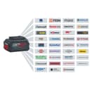 Bosch Professional 18V System Cordless Lawnmower GRA 18V2-46 (Cutting Width: 46 cm, 6-Level Cutting Height Adjustment, 60 Litre Fabric grassbag, incl. 2 x Isolator Key, Mulch Plug) - 2